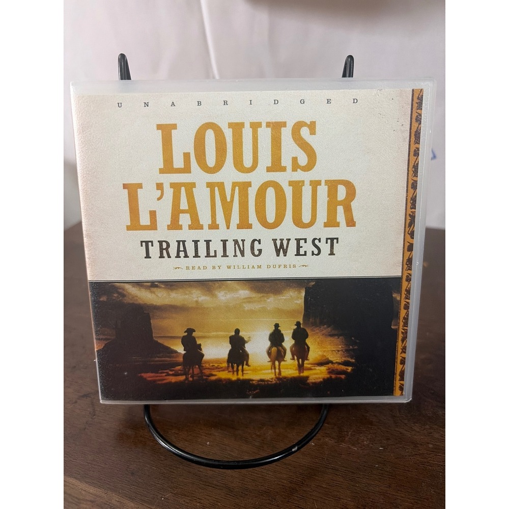 Blackstone Louis L'Amour Trailing West Unabridged 4 CD Set Western Short Stories